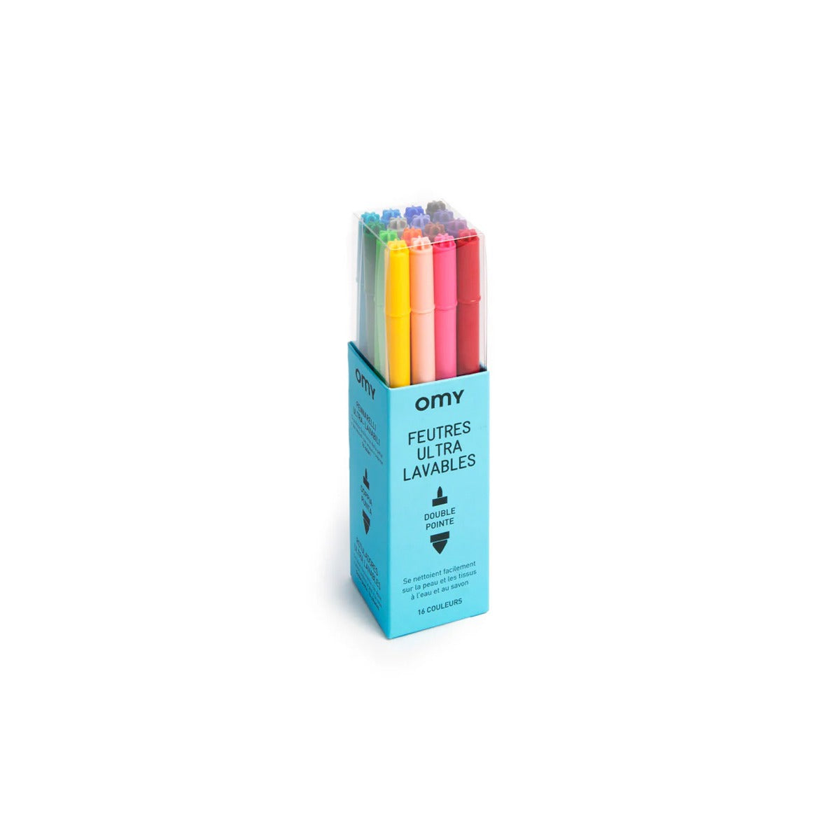 16 Markers in Washable by OMY