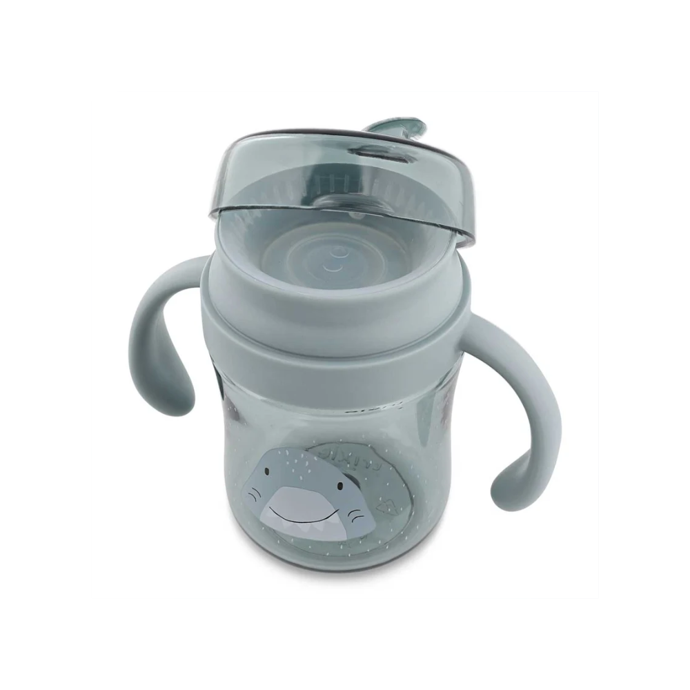 360° Cup With Handles - Mr Shark by Trixie by Le Petit Society — image 2