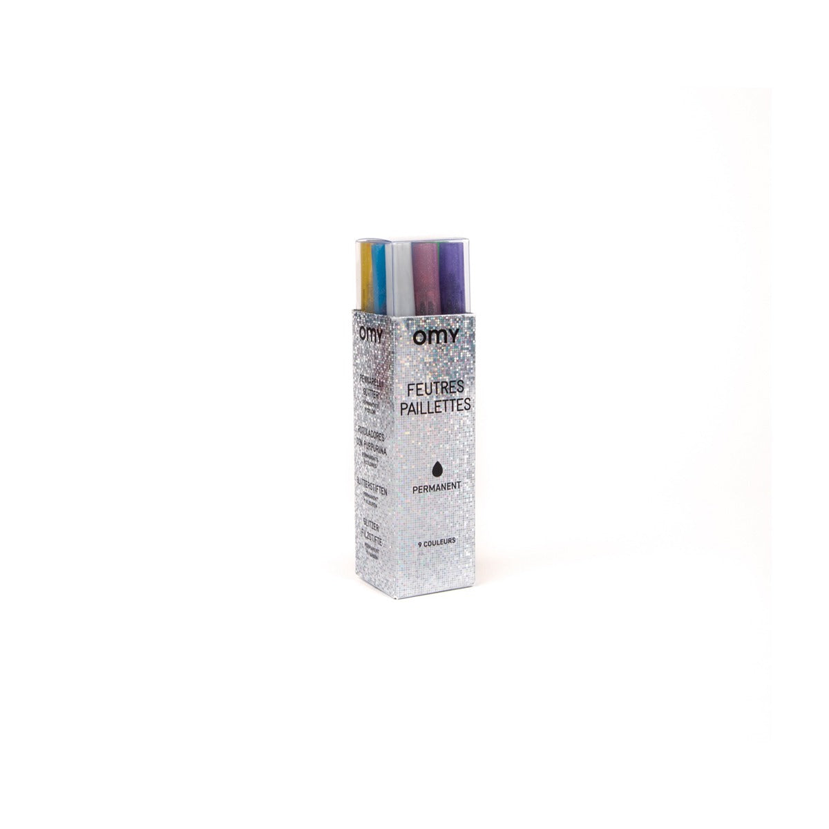 9 Markers in Glitter by OMY