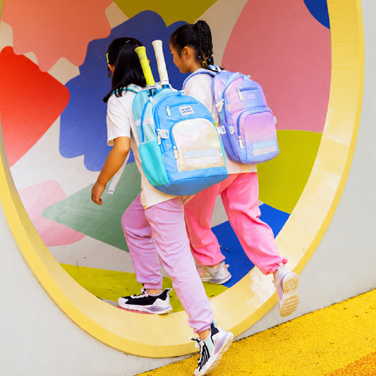 Essential School Bundle - Metallic Galaxy Single Pocket Backpack, Munch Mini & Pencil Case (7-10Y)