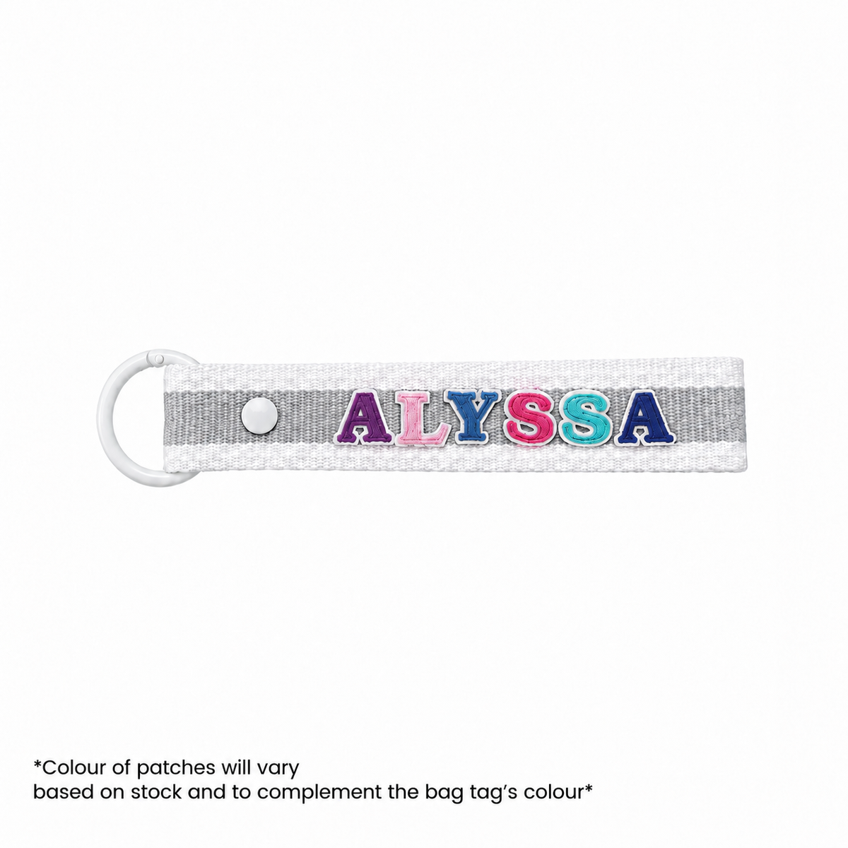 LPS Bag Tag - Grey Stripes