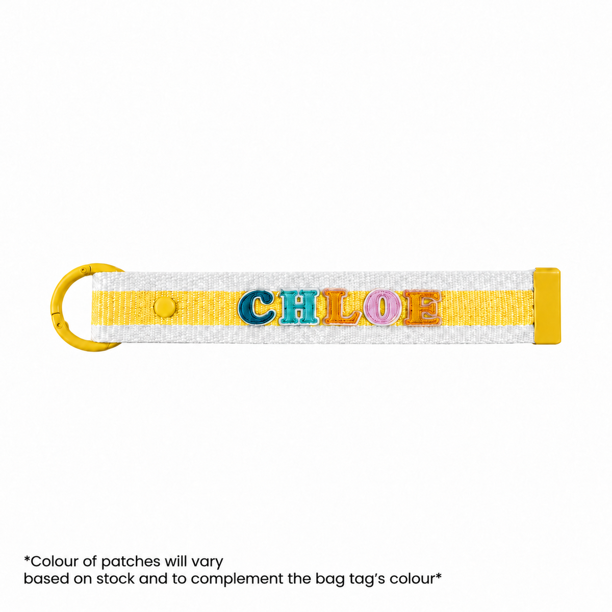 LPS Bag Tag - Yellow Stripes