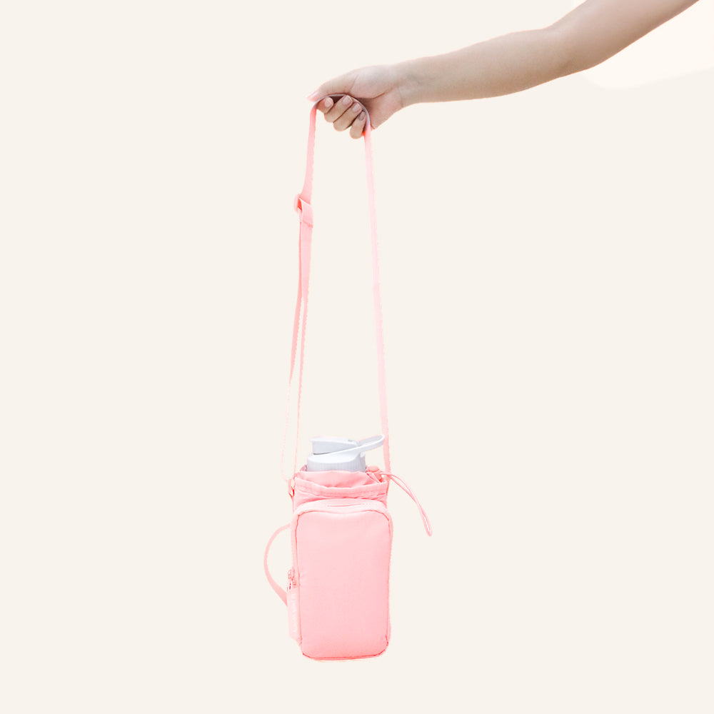 Water Bottle Sling Bag - Marshmallow Pink (1.2L)