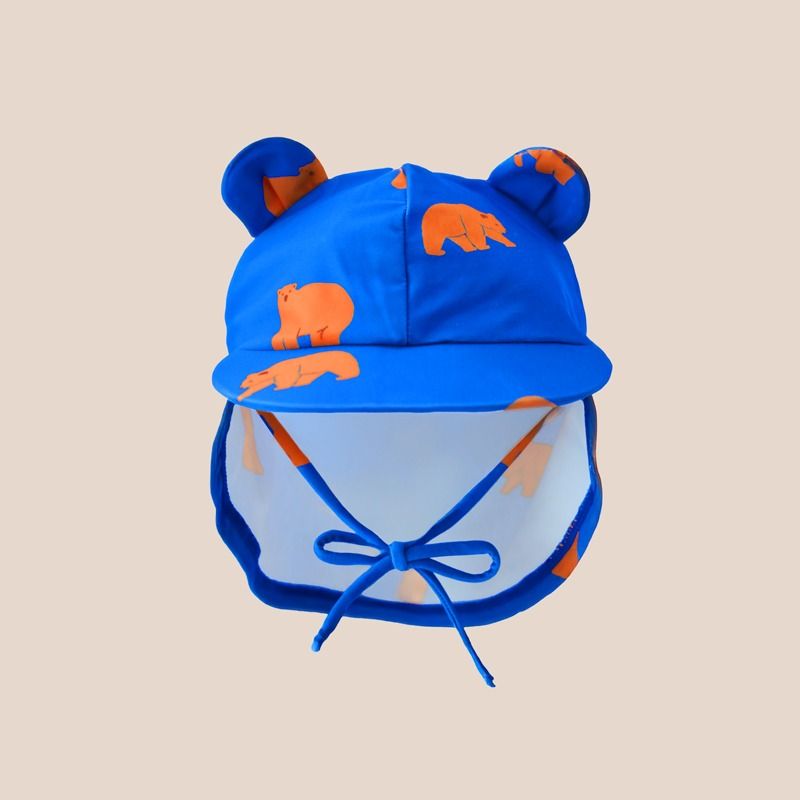 Baby Bear Sunhat in Bear Print by Le Petit Society — image 6