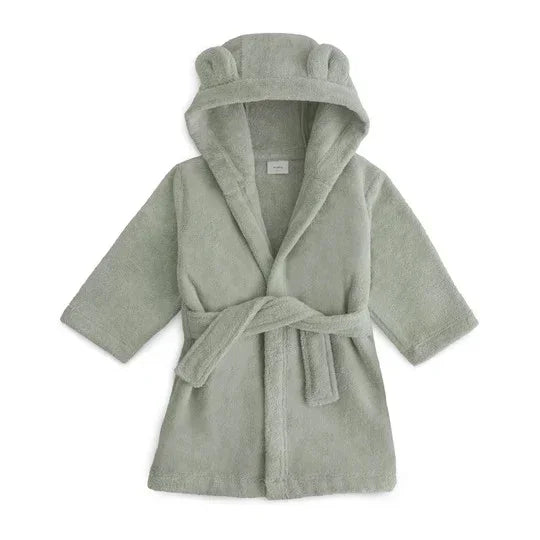 Bear Robe in Moss (2-4Y) by Mushie