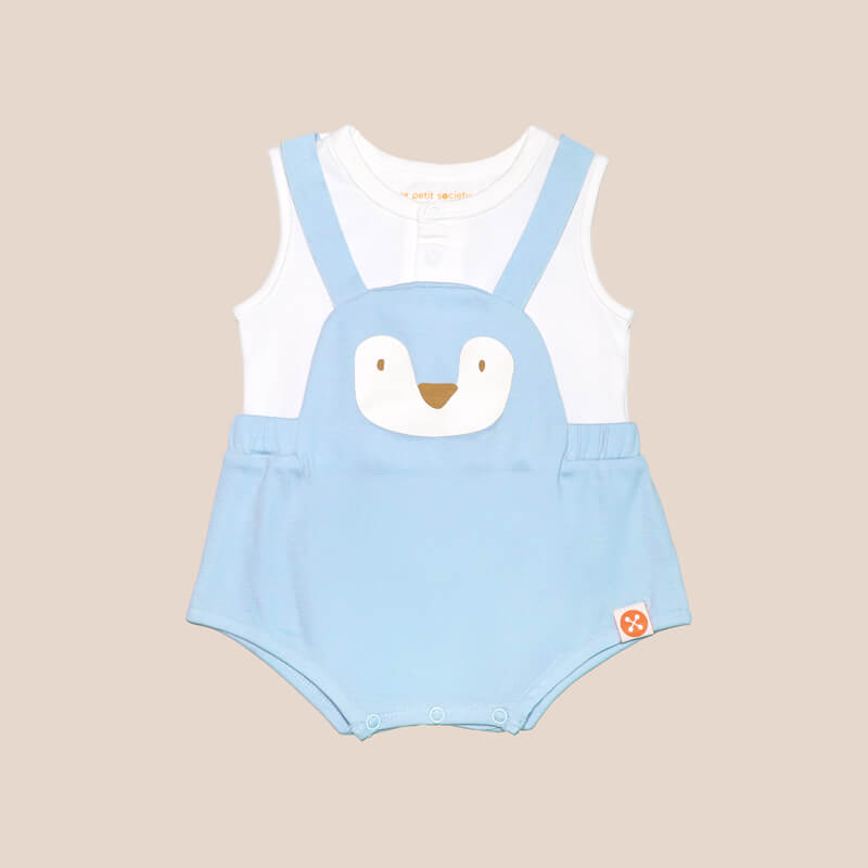 Baby Animal Romper in Penguin by Le Petit Society — image 12