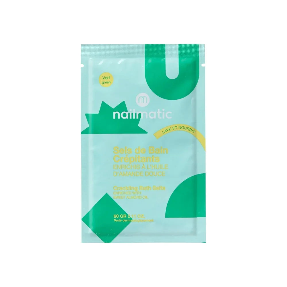 Crackling Bath Salts in Green by Nailmatic