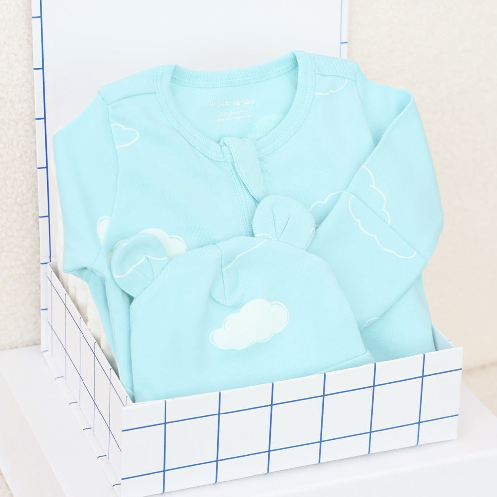 Cuddle and Comfort Set in Cotton Clouds by Le Petit Society — image 13