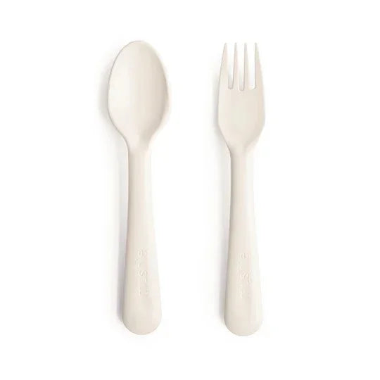 Fork & Spoon in Ivory by Mushie