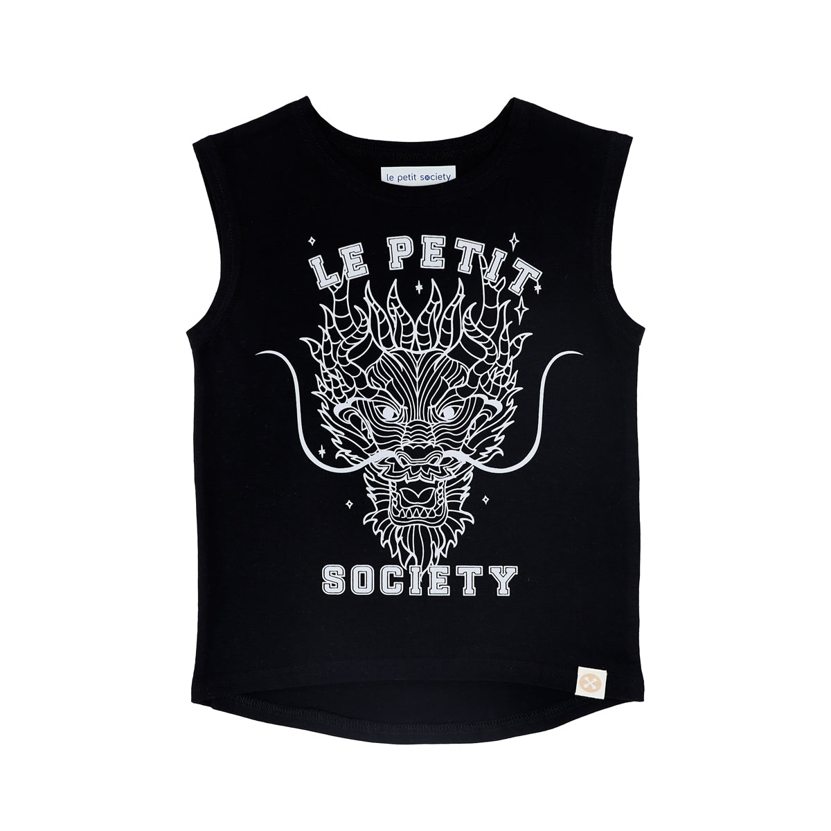 Dragon Streetwear - Kids Tank in Black Dragon by Le Petit Society — image 15
