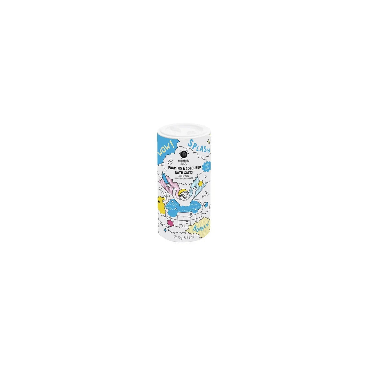 Foaming and Coloured Bath Salt in Blue by Nailmatic
