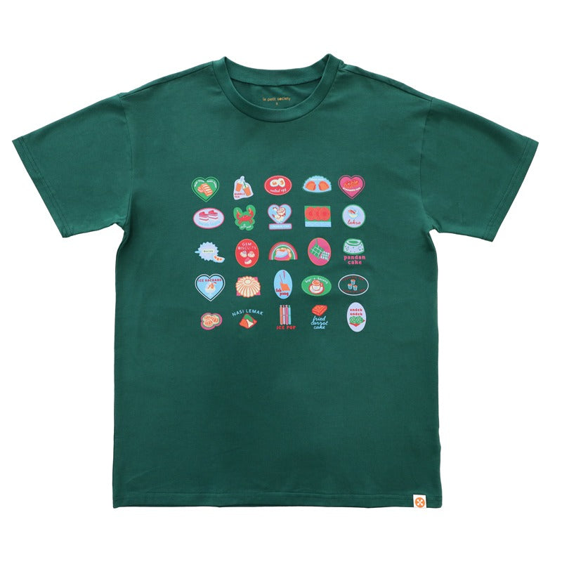 A Singapore Series - Foodie Adult Tee in Green by Le Petit Society — image 9