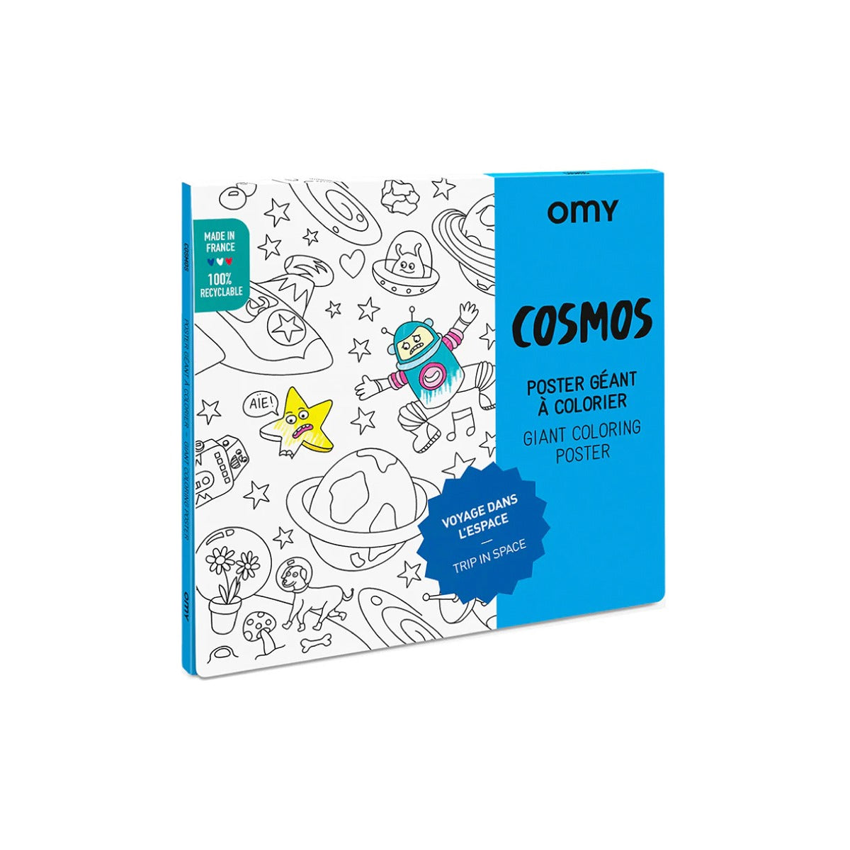 Giant Colouring Poster in Cosmos by OMY
