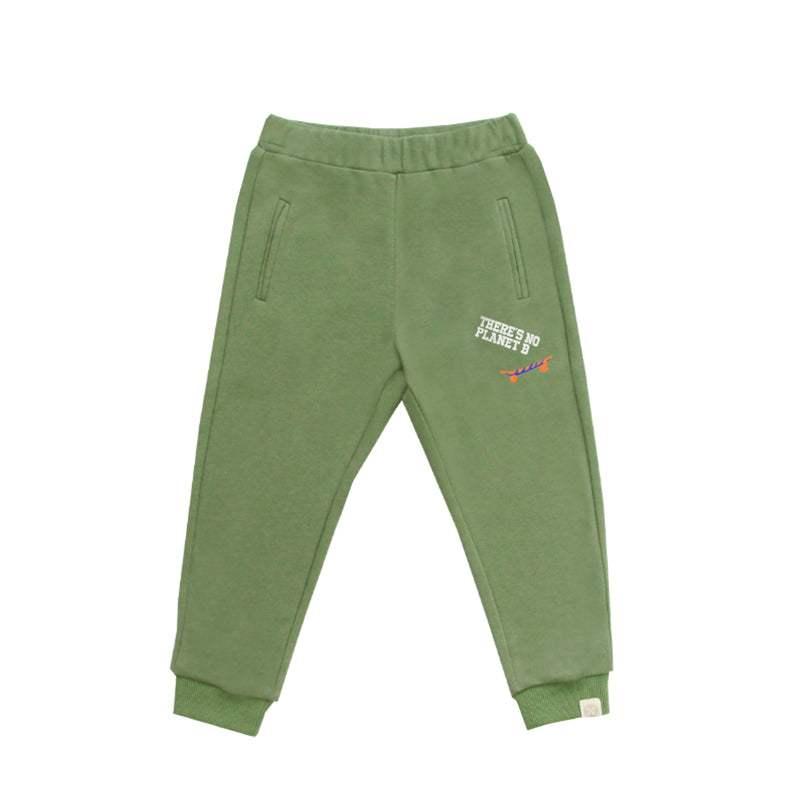 Made For Play - Kids Jogger Pants in Green by Le Petit Society — image 6