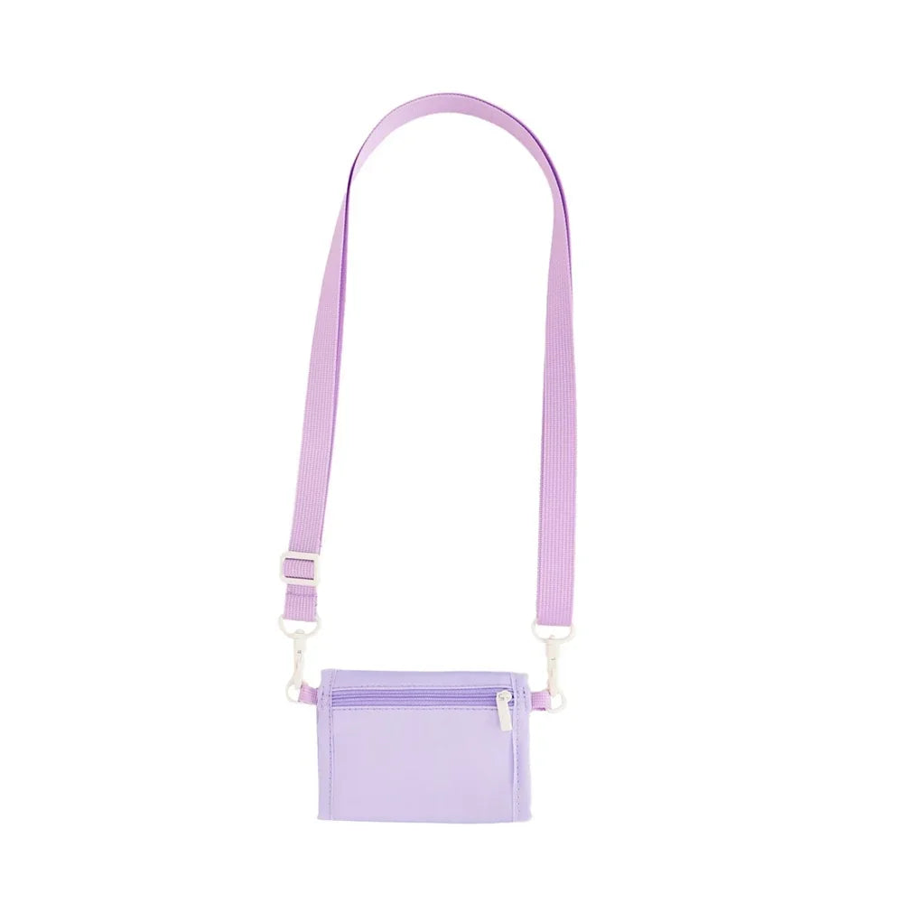 Kids Wallet With Lanyard in Lavender by Le Petit Society — image 5