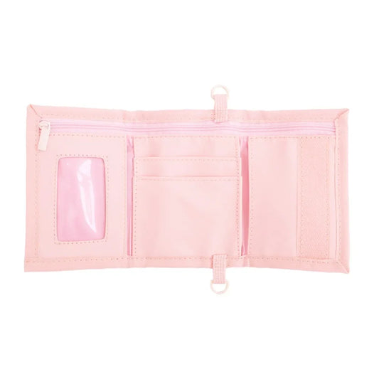 Kids Wallet With Lanyard in Marshmallow Pink by Le Petit Society — image 2