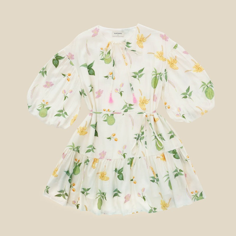 Heritage Series - Ladies Dress in Tropical Durian Print by Le Petit Society — image 12