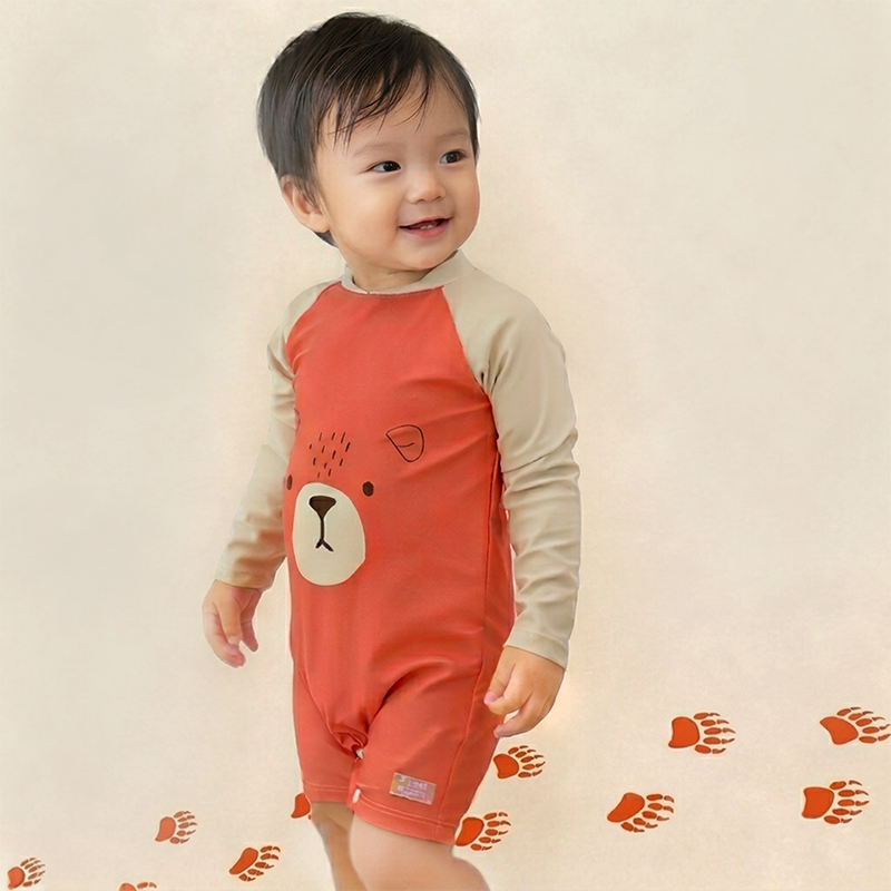 Baby Swimsuit in Bear by Le Petit Society — image 8