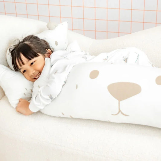 Kids Bear Pillow in Medium by Le Petit Society — image 2
