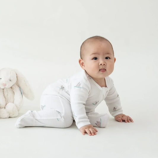 Little Milestones Baby Boy Set in Cerulean Breeze by Le Petit Society — image 2