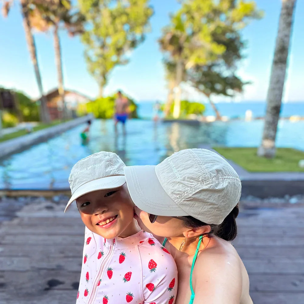 Logo Cap in Khaki (Adult) by Le Petit Society — image 3