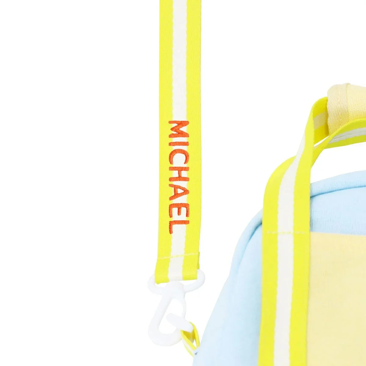 Adjustable Bag Strap in Yellow Stripes (Personalisable) by Le Petit Society — image 2