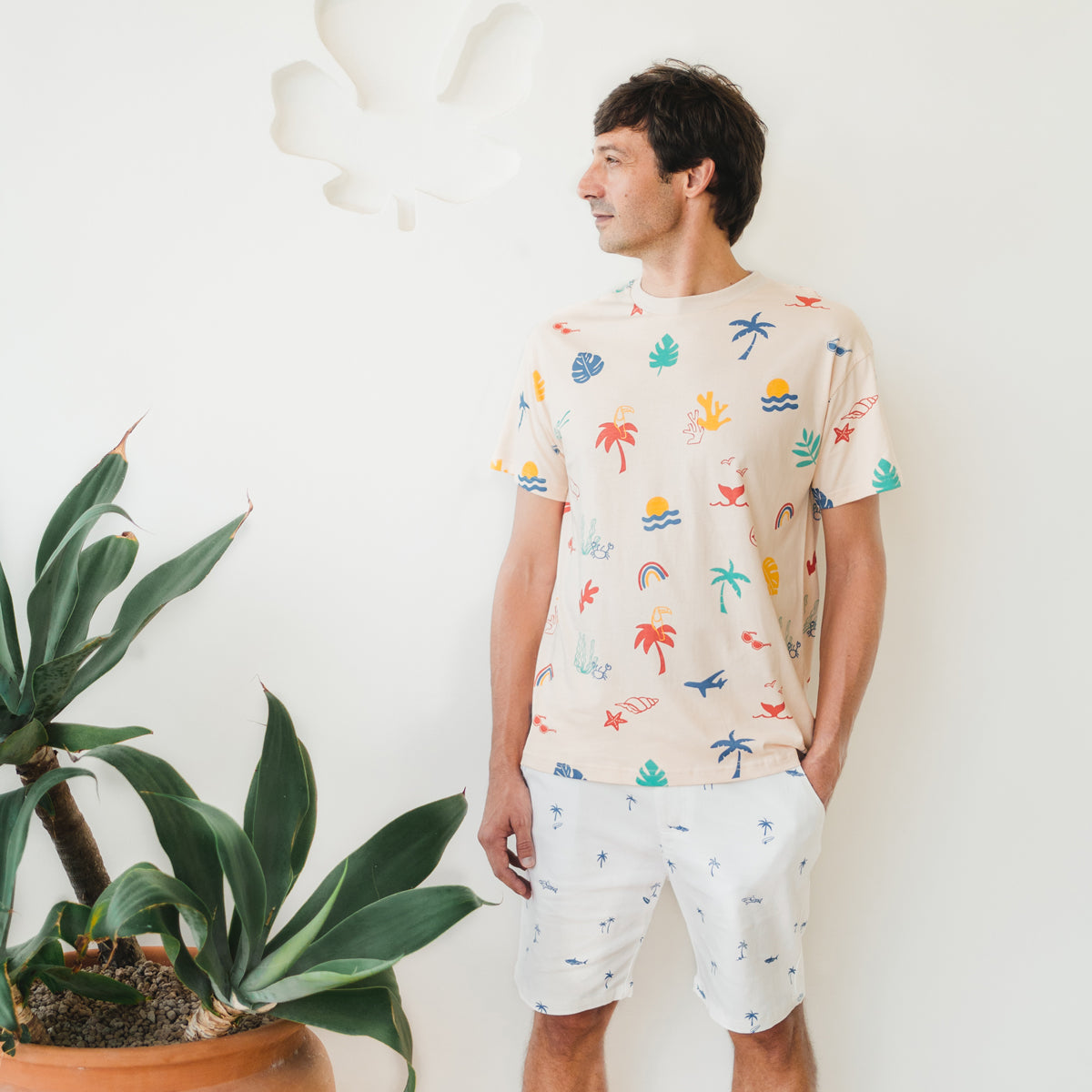 Resort Series - Men's Bermuda in Surf Print by Le Petit Society — image 12