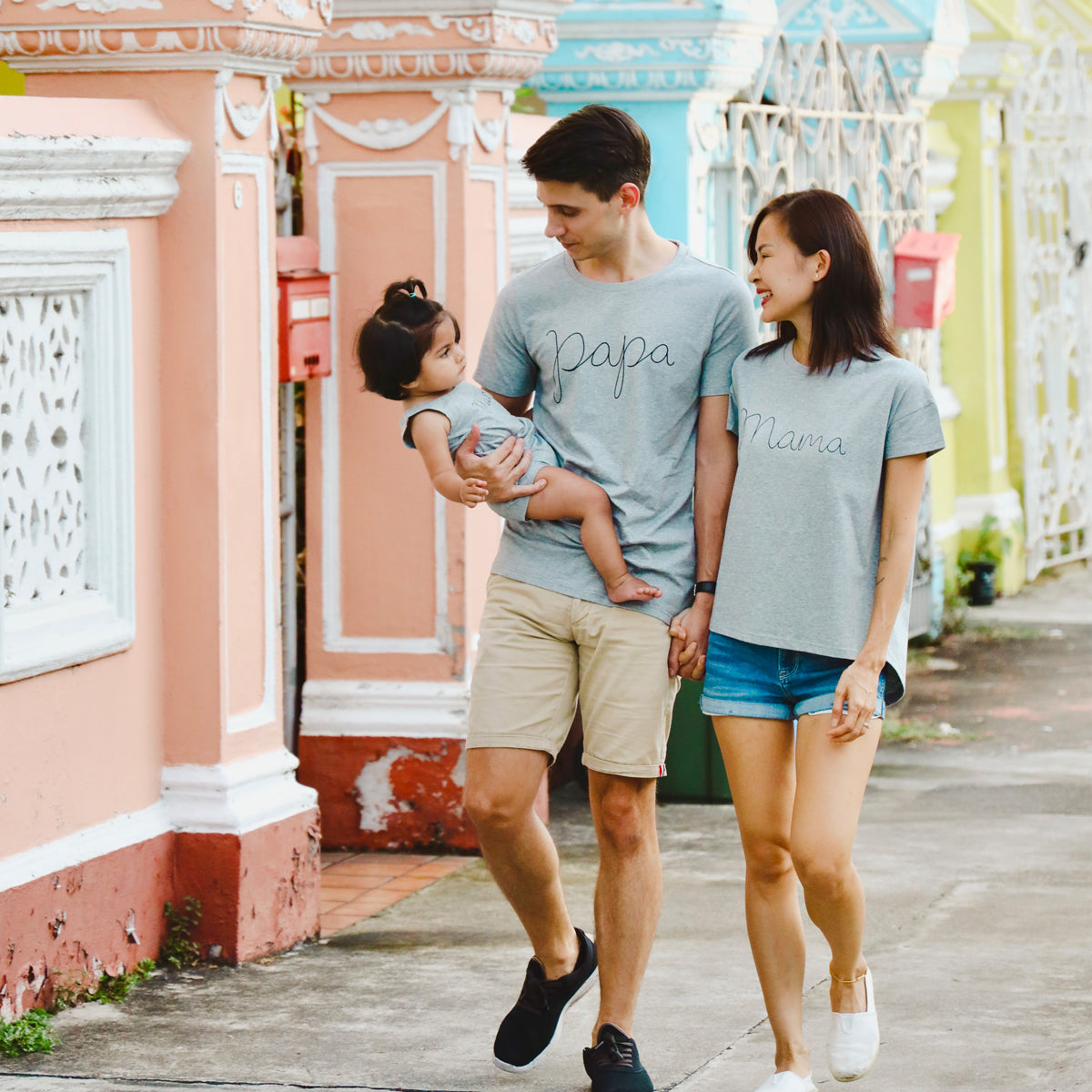 Family Tees - Mama Tee in Dark Grey by Le Petit Society — image 13