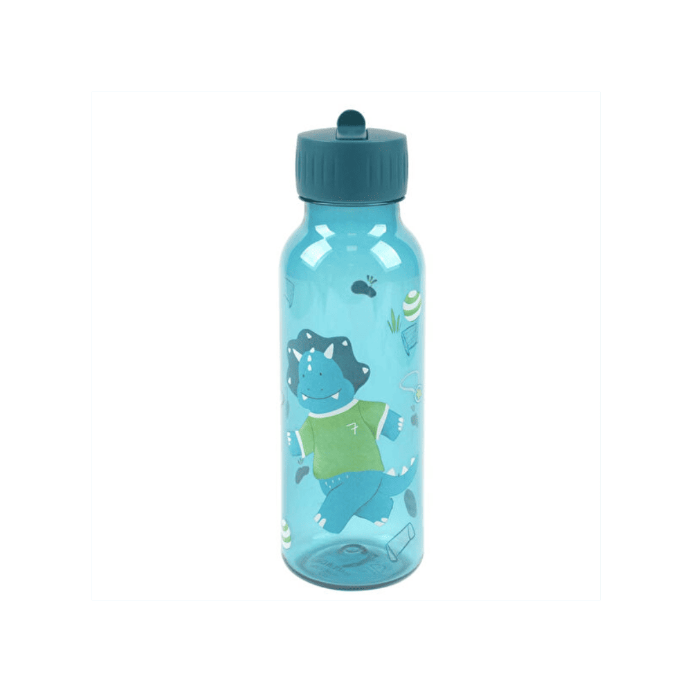Tritan Bottle (500ml) - Ballplayer Mr Triceratops by Trixie by Le Petit Society