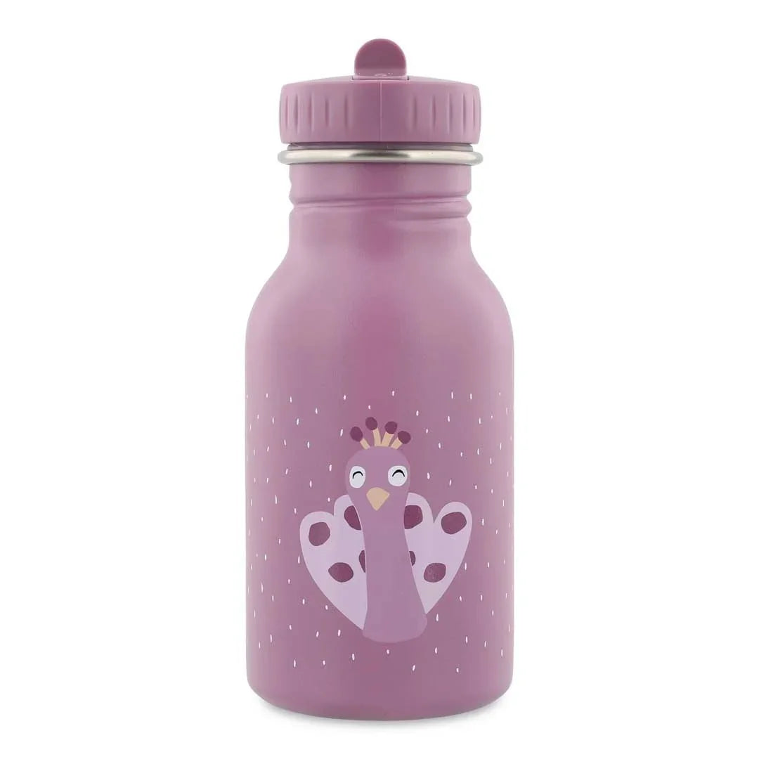 Stainless Steel Bottle (350ml) in Mrs Peacock by Trixie