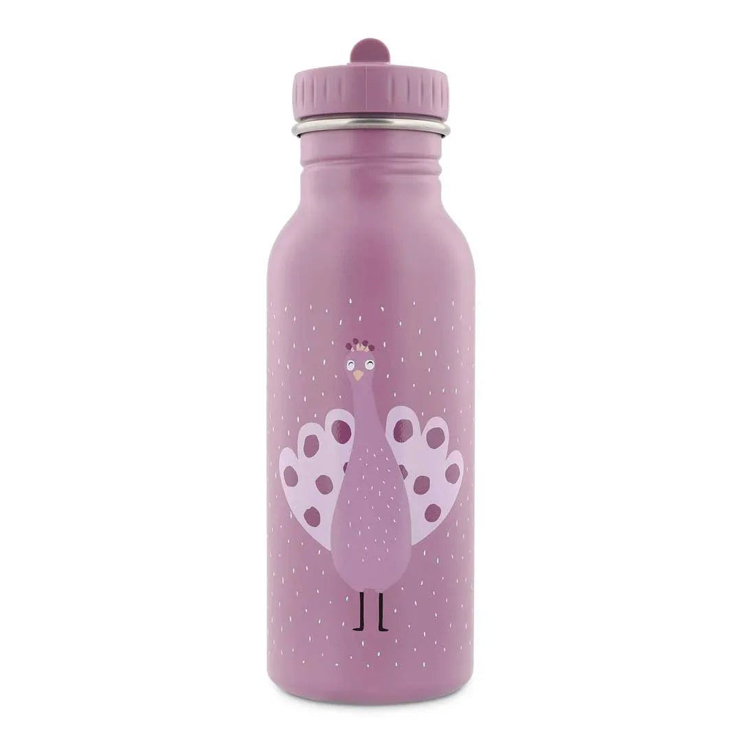 Stainless Steel Bottle (500ml) - Mrs Peacock by Trixie