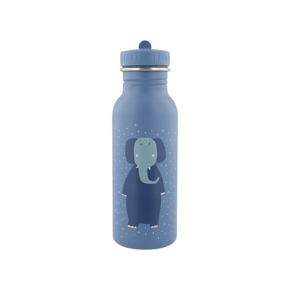 Stainless Steel Bottle (500ml) in Mrs Elephant by Trixie