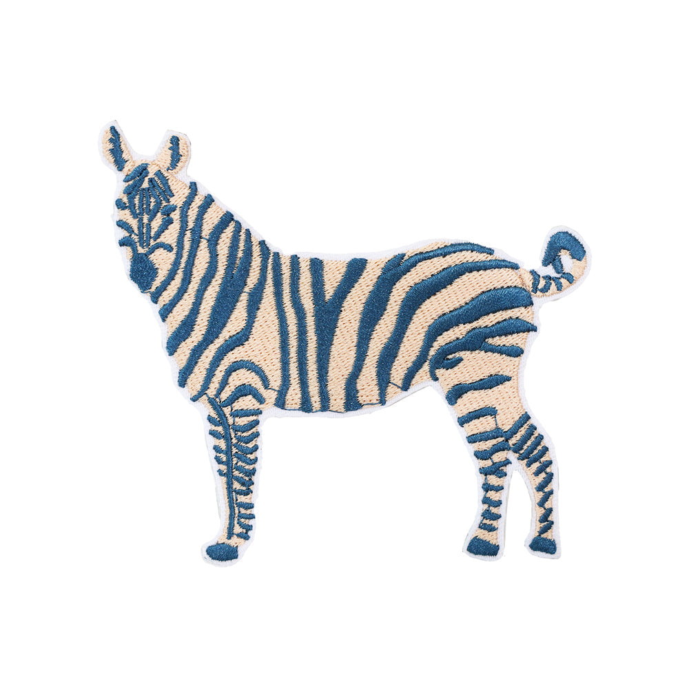 Zebra velcro patch by Le Petit Society