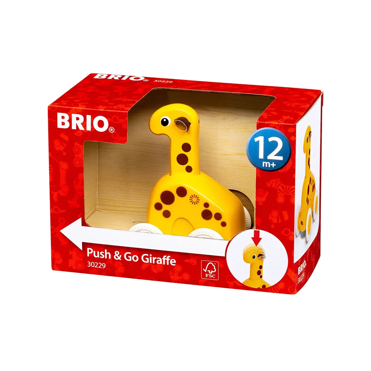 Push & Go Giraffe by BRIO