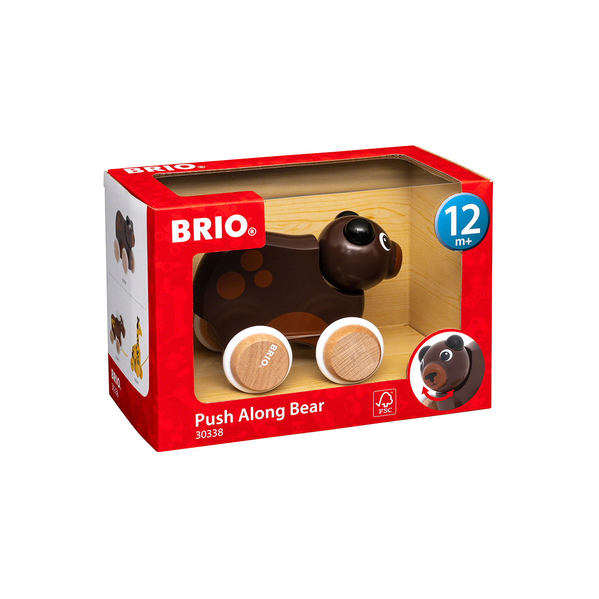 Push Along Bear by BRIO
