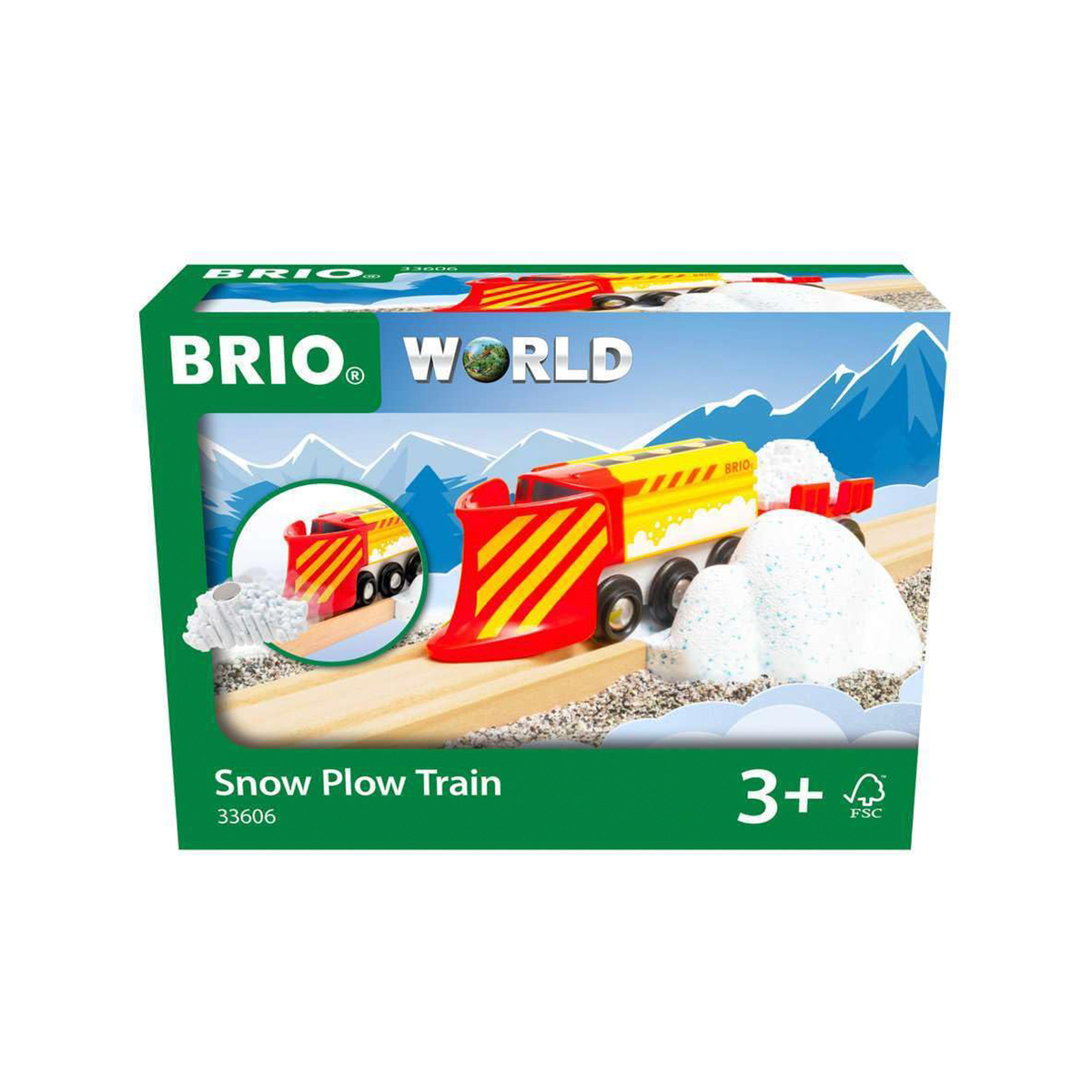 Snow Plow Train by BRIO