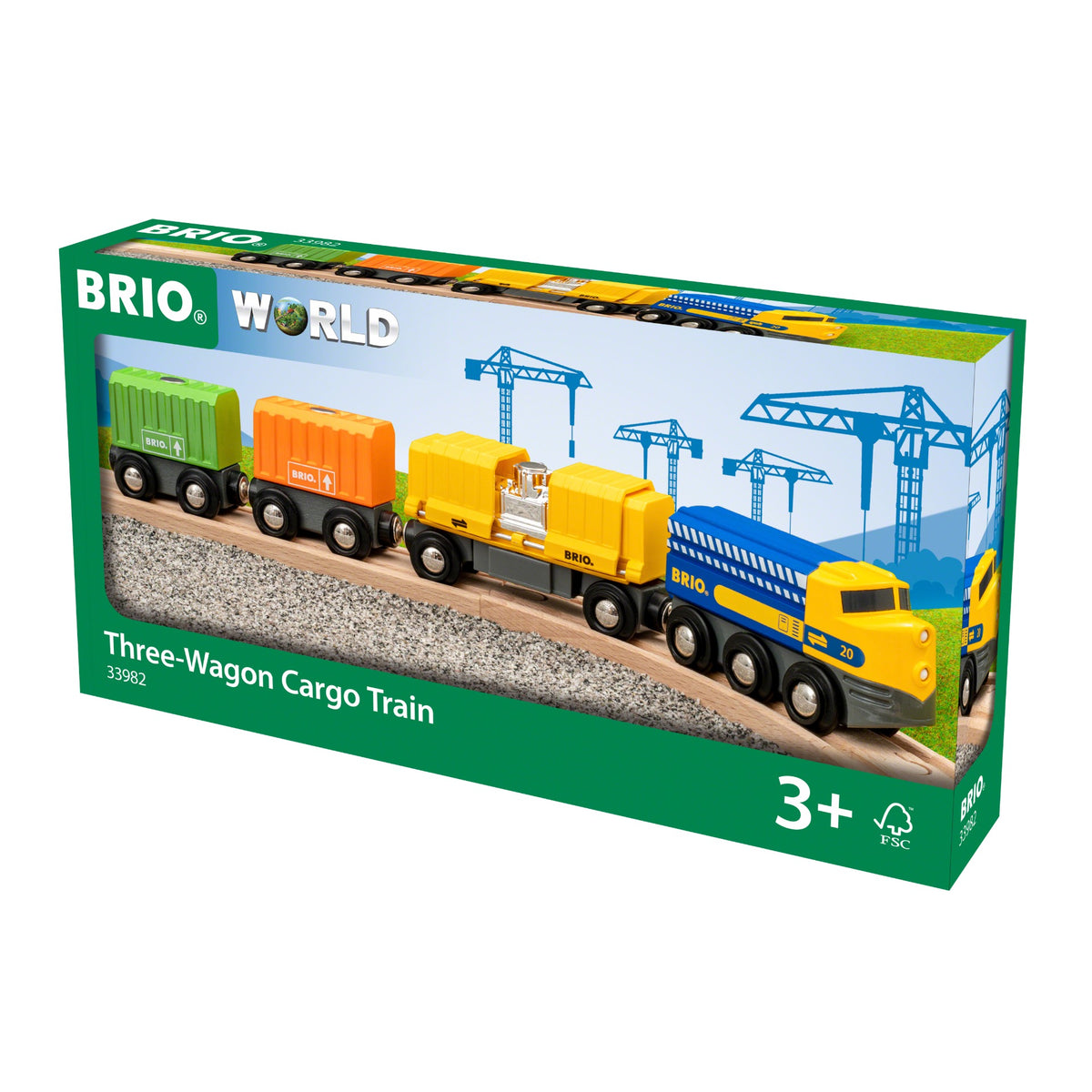 Three-Wagon Cargo Train by BRIO