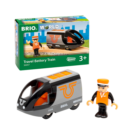 Travel Battery Train (Orange/Black) by BRIO