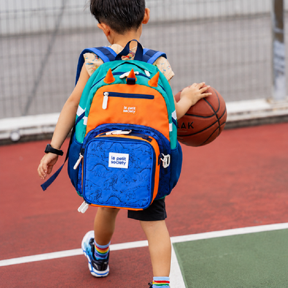 Essential School Bundle - Dino Single Pocket Backpack, Munch Mini & Pencil Case (7-10Y)