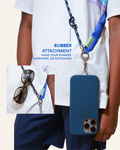 Phone Strap - Sonic Blue