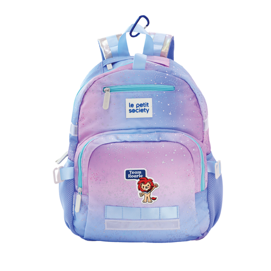GE x LPS — Single Pocket Backpack in Metallic Galaxy by Le Petit Society