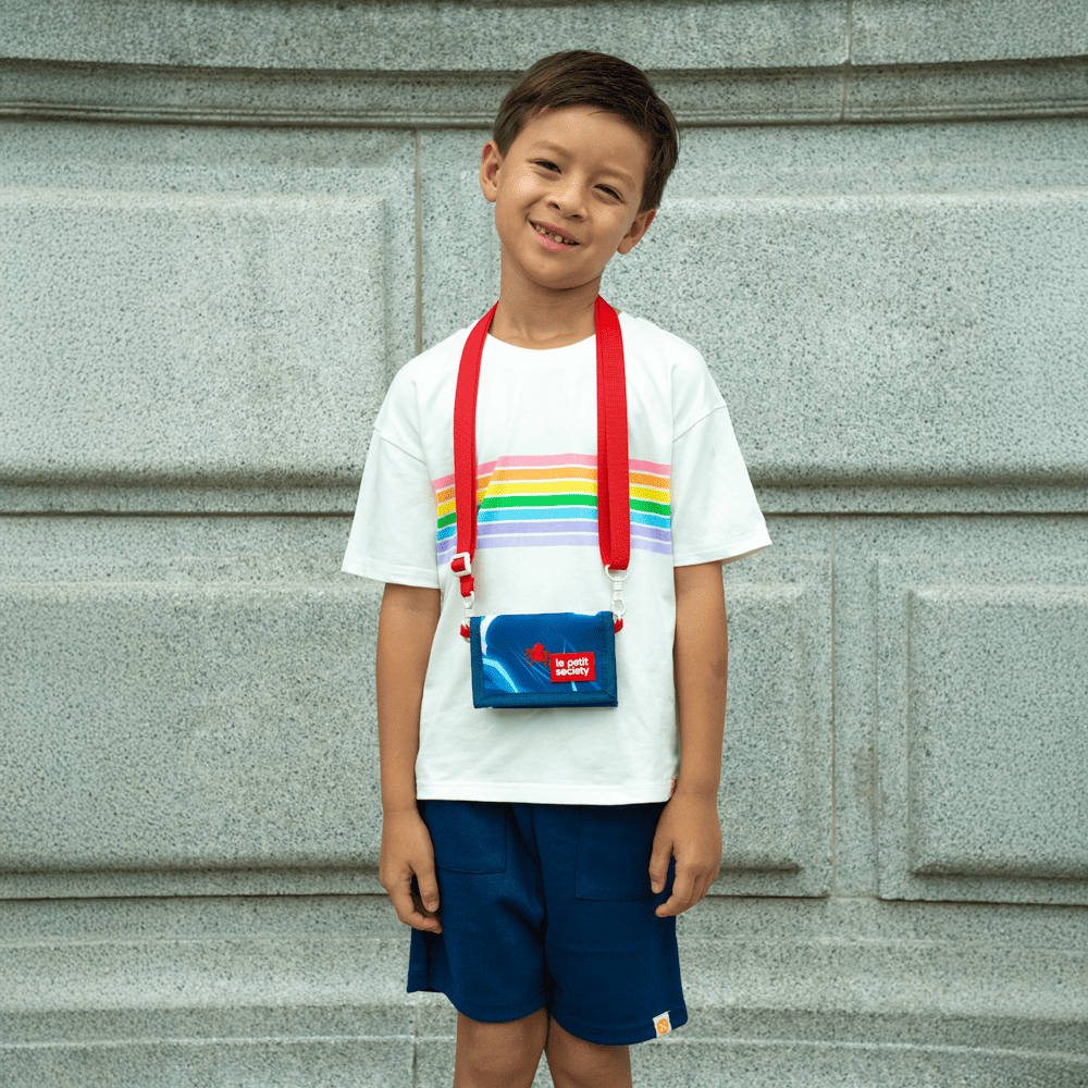 Kids Wallet With Lanyard - Spider