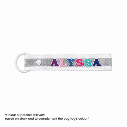 LPS Bag Tag - Grey Stripes