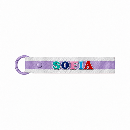LPS Bag Tag - Lilac Stripes