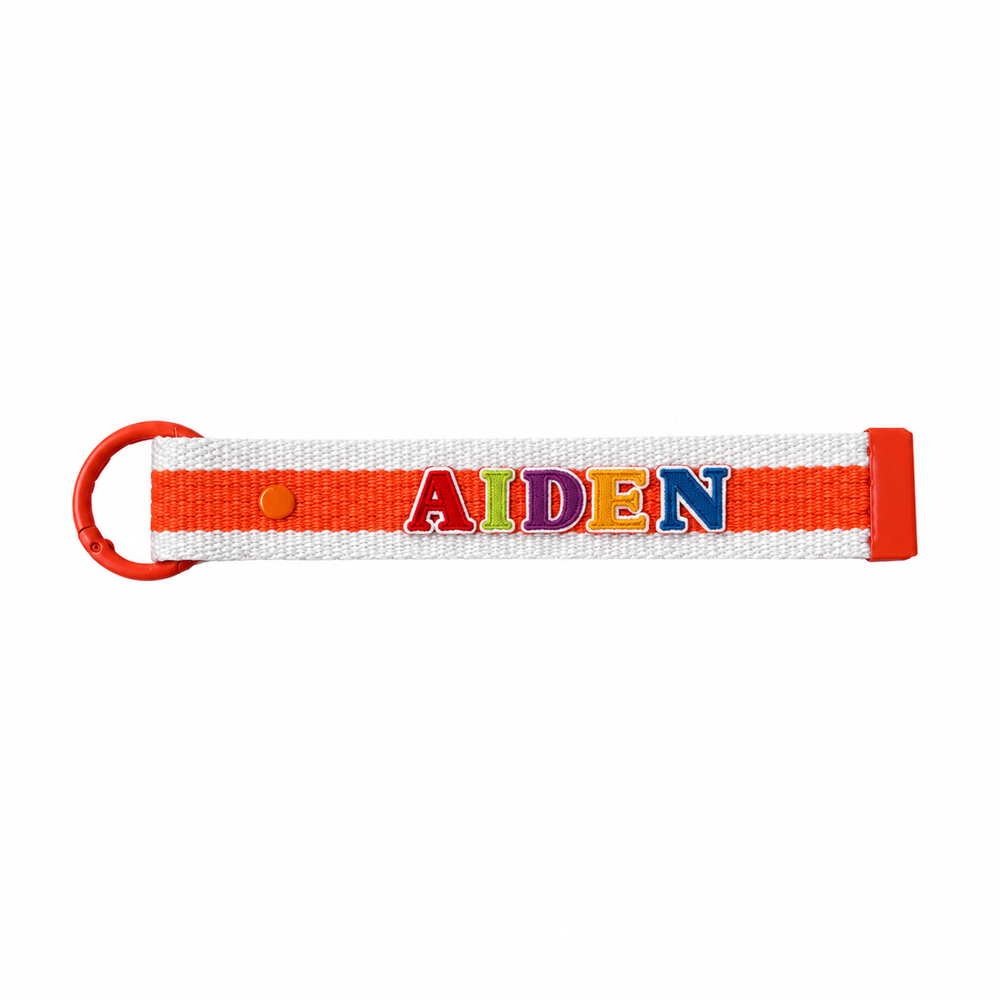 LPS Bag Tag - Orange Stripes