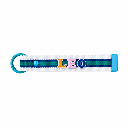 LPS Bag Tag - Teal Stripes
