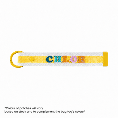 LPS Bag Tag - Yellow Stripes