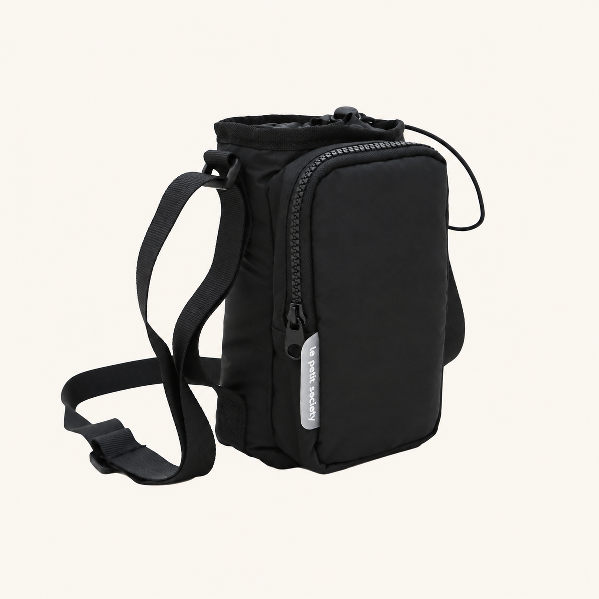 Water Bottle Sling Bag - Jet Black (1.2L)