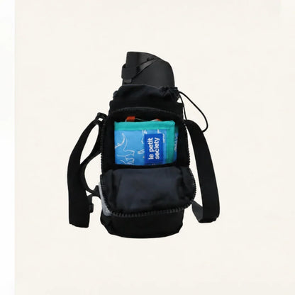 Water Bottle Sling Bag - Jet Black (1.2L)