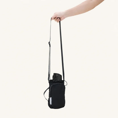 Water Bottle Sling Bag - Jet Black (1.2L)